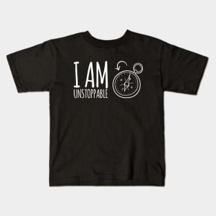 I Am Unstoppable Self Love Affirmations Kids T-Shirt